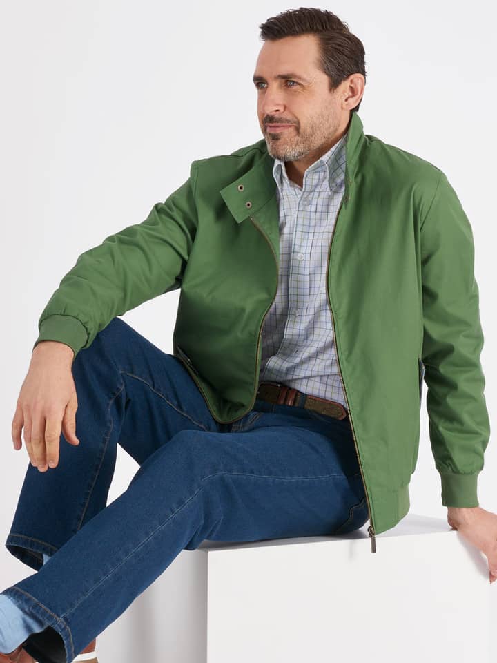Harrington Jacket On Model